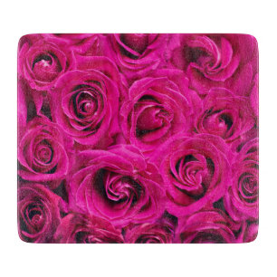 Planche À Découper Roses roses (Amour et Romance)