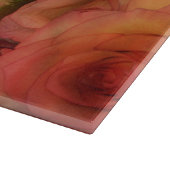 Planche À Découper Roses Roses Romantiques Finition Douce (Coin)