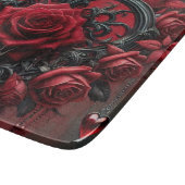 Planche À Découper roses rouges gothiques Saint-Valentin (Coin)