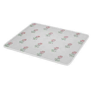 Planche À Découper Roses Rouges, Motif De Roses, Fleurs