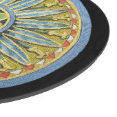 Planche À Découper Rosette architecturale antique n° 2 (Coin)