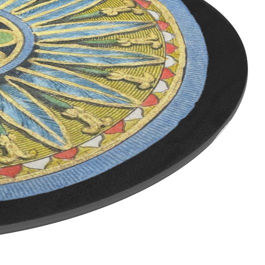 Planche À Découper Rosette architecturale antique n° 2 (Coin)