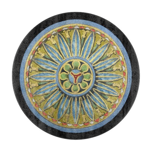 Planche À Découper Rosette architecturale antique n° 2 (Devant)