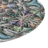 Planche À Découper Rosette de jardin Abstraite à plusieurs couleurs (Coin)