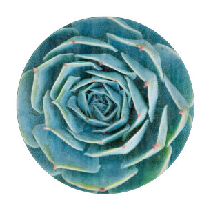 Planche À Découper Rosette d'Echeveria, Jardin Secret de Marrakech