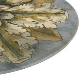 Planche À Découper Rosette décorative Demask sur Arrière - plan gris (Coin)