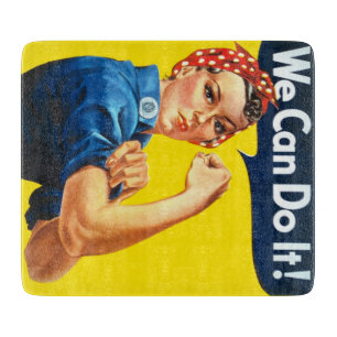 Planche À Découper Rosie le Riveter (Poster Iconique) (Nous pouvons l