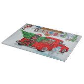 Planche À Découper Rottweiler Chien en livraison Noël Camion Neige (Coin)