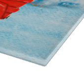 Planche À Découper Rottweiler Chien Livraison de Noël Camion Neige (Coin)