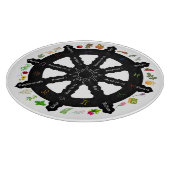 Planche À Découper Roue de l'année Coupe de verre 12" (Coin)