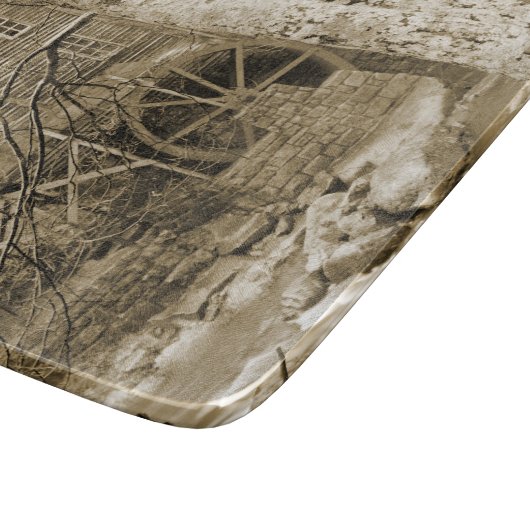 Planche À Découper Roue vintage (Coin)