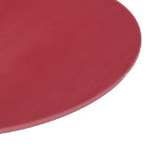 Planche À Découper Rouge ardent de couleur printemps été (Coin)