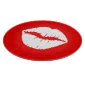 Planche À Découper Rouge et blanc (Coin)