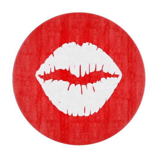 Planche À Découper Rouge et blanc (Devant)