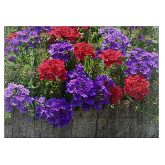 Planche à découper rouge et violet (Devant)