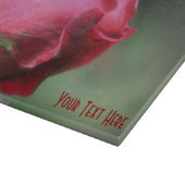 Planche À Découper Rouge Rosebud Flower Nature (Coin)