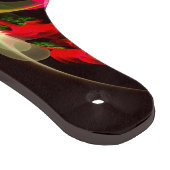 Planche À Découper Rouge Vert Floral Moderne Art Abstrait Motif #02 (Coin)