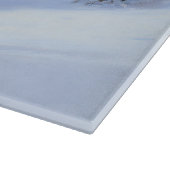 Planche À Découper Rough Collie Qu'il neige Noël (Coin)