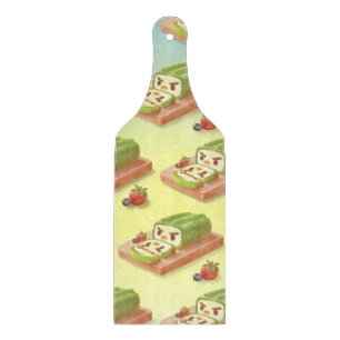 Planche À Découper Roulé Suisse au Matcha : Cake Art Iron T Green Tea