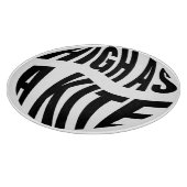 Planche À Découper Round Cutting Board High As A Kite Retro Bold (Coin)