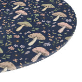 Planche À Découper Round Dark Navy Fungi Dark Academia Circle Cheese (Coin)