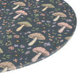 Planche À Découper Round Deep Slate Blue Fungi Dark Academia Circle (Coin)