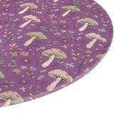 Planche À Découper Round Plum Purple Fungi Witchy Circle  (Coin)