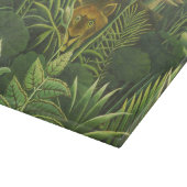 Planche À Découper Rousseau Tropical Jungle Lion Peinture (Coin)