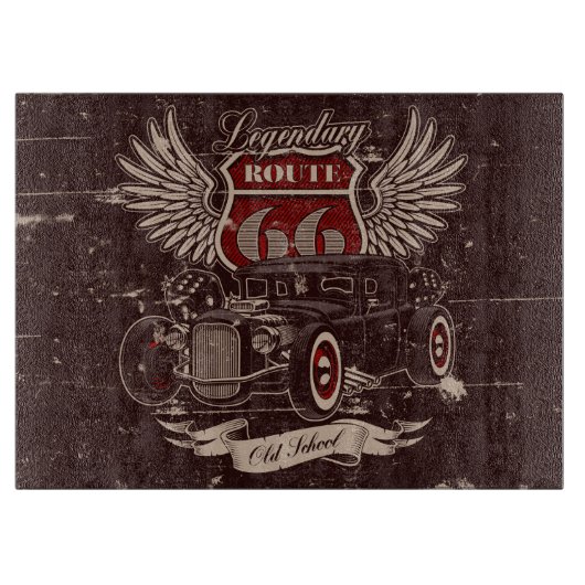 Planche À Découper Route 66 (Devant)
