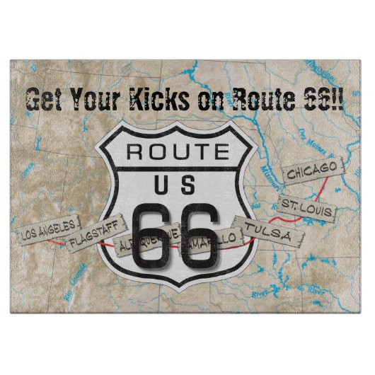 Planche À Découper Route 66: plan de coupe 2020a (Devant)