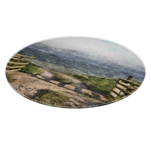 PLANCHE À DÉCOUPER ROUTE DE MONTAGNE (Coin)