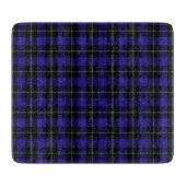 Planche À Découper Royal Blue Black Plaid (Devant)