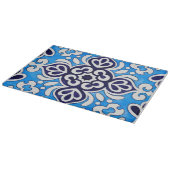 Planche À Découper Royal Blue Ceramic Classic Geometric Mosaic  (Coin)