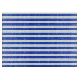 Planche À Découper Royal Blue Combination Stripes par Shirley Taylor