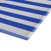 Planche À Découper Royal Blue Combination Stripes par Shirley Taylor (Coin)