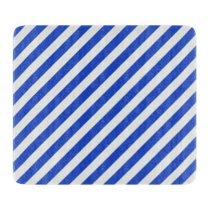 Planche À Découper Royal Blue Combination Stripes par Shirley Taylor