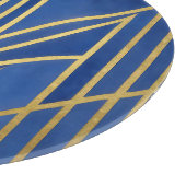 Planche À Découper Royal Blue Or Art Déco (Coin)