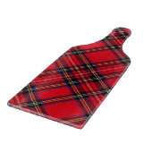 Planche À Découper Royal Stewart tartan rouge noir plaid (Coin)
