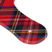 Planche À Découper Royal Stewart tartan rouge noir plaid (Coin)