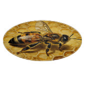 Planche À Découper Ruche d'abeille miel doré naturel (Coin)