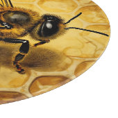 Planche À Découper Ruche d'abeille miel doré naturel (Coin)