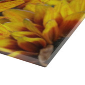 Planche À Découper Rudbeckias jaune et bronze Floral (Coin)