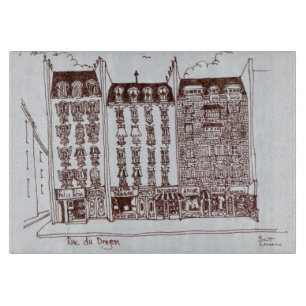 Planche À Découper Rue du Dragon, Saint-Germain-des-Prés, Paris