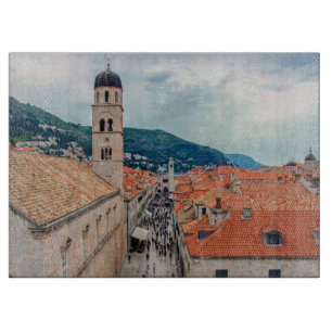 Planche À Découper Rue principale de Dubrovnik, Croatie