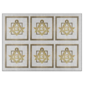 Planche À Découper Ruée d'or masonique (Devant)