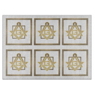 Planche À Découper Ruée d'or masonique