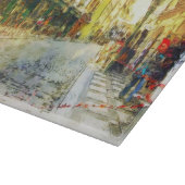 Planche À Découper Rues de vieille aquarelle de Prague (Coin)