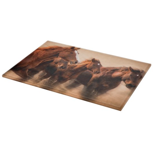 Planche À Découper running horses, blur and flying manes (Coin)