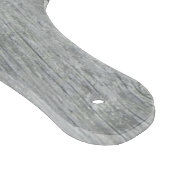 Planche À Découper Rustic Country Agritourisme Grey Nom monogramme (Coin)