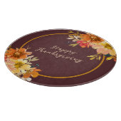 Planche À Découper Rustic Floral Thanksgiving (Coin)